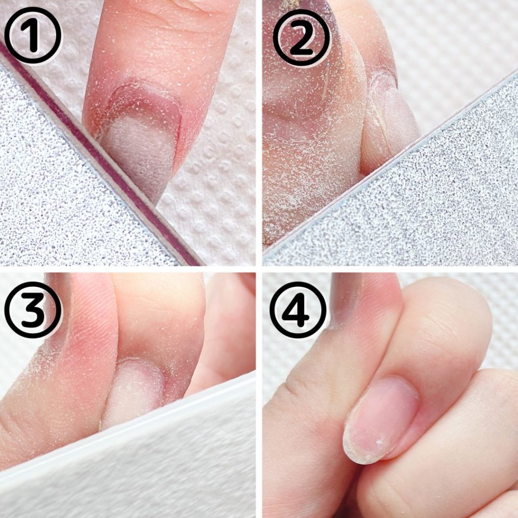 ハードジェルのセルフオフ方法