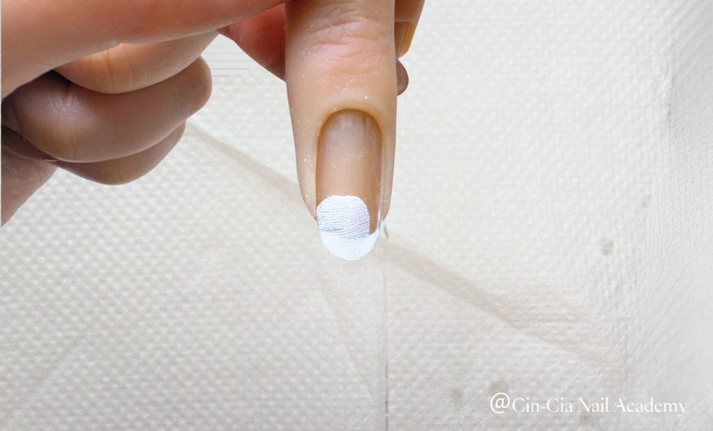 シルクラップを装着