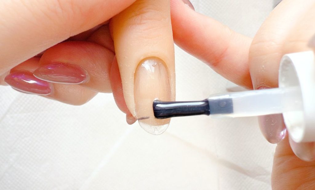 トップジェルでコーティング