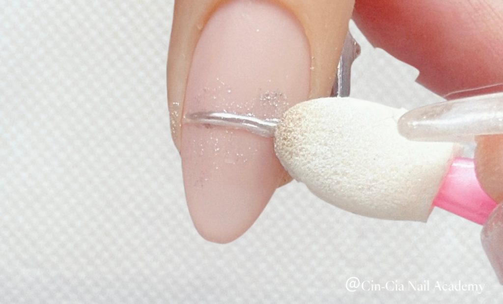 ミラーパウダーを付ける